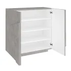 Vnitřní botník se 2 melaminovými dvířky Made in Italy - Naditza Viadurini