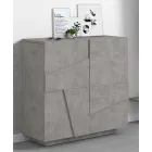 Vnitřní botník se 2 melaminovými dvířky Made in Italy - Naditza Viadurini