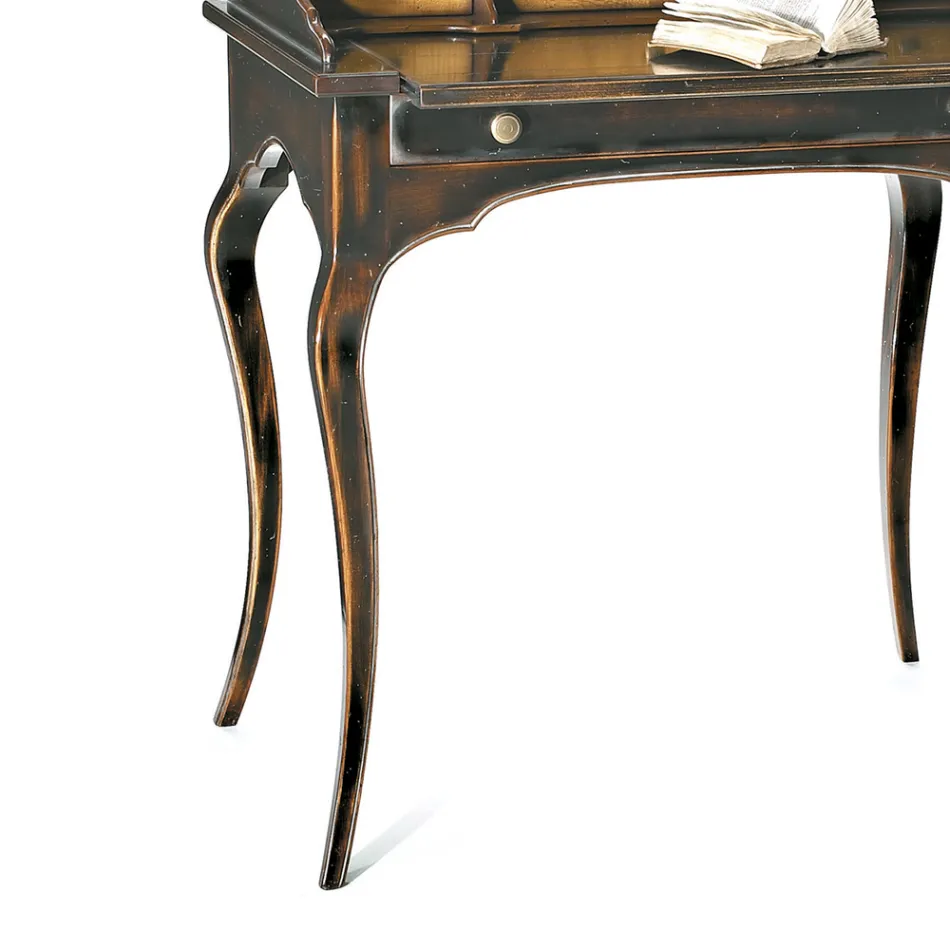 Psací stůl s 5 zásuvkami a odnímatelnou deskou Made in Italy - Maia Viadurini