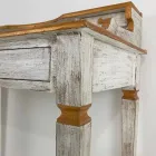 Ručně psaný psací stůl z masivního dřeva se 4 zásuvkami vyrobenými v Itálii - Amela Viadurini