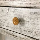 Ručně psaný psací stůl z masivního dřeva se 4 zásuvkami vyrobenými v Itálii - Amela Viadurini