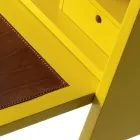 Návrh vícevrstvého dřevěného psacího stolu Grilli Hemingway z Itálie Viadurini