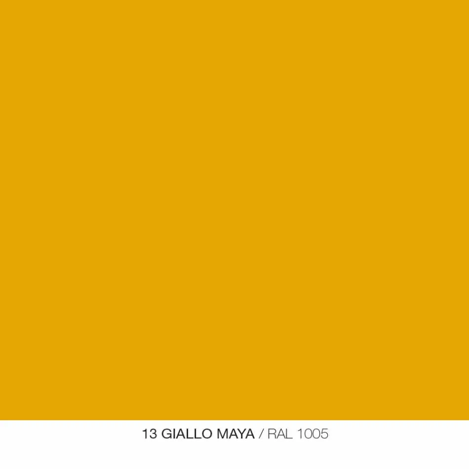 Moderní stůl z barevného kovu a dubového dřeva italského designu - Nadin Viadurini