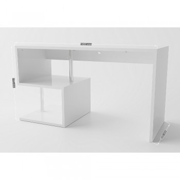 Bílý nebo břidlicový stůl v italském designu Dřevo 3 velikosti - Michel