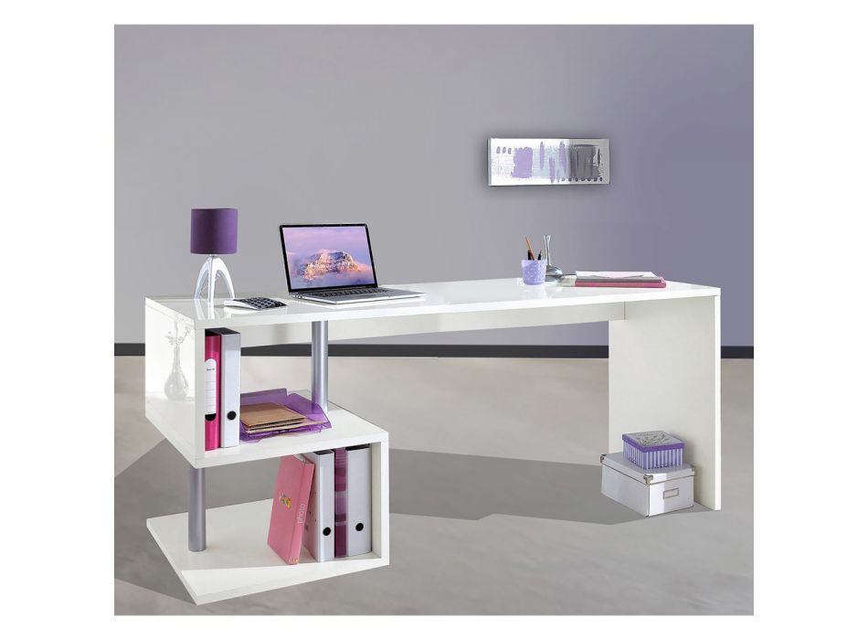 Bílý nebo břidlicový stůl v italském designu Dřevo 3 velikosti - Michel