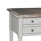 Psací stůl s 5 zásuvkami z masivního dřeva Made in Italy - Fontus Viadurini