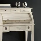 Psací stůl se 6 vnějšími zásuvkami, 3 vnitřními zásuvkami a 1 přihrádkou Made in Italy - Marte Viadurini