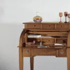 Psací stůl se 6 vnějšími zásuvkami, 3 vnitřními zásuvkami a 1 přihrádkou Made in Italy - Marte Viadurini