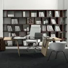 Psací stůl se skleněnou deskou Andrea Stramigioli - Frafalla Viadurini