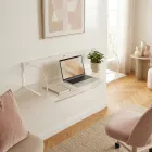 Nástěnný plexisklový stůl Otilia s minimalistickým designem vyrobený v Itálii Viadurini
