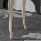 Luxusní dřevěný psací stůl do obývacího pokoje s 5 zásuvkami Made in Italy - Caligola Viadurini