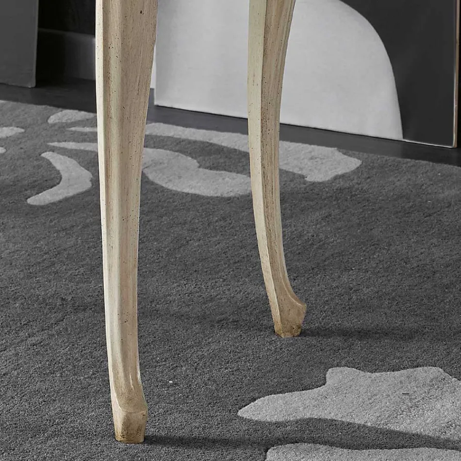 Luxusní dřevěný psací stůl do obývacího pokoje s 5 zásuvkami Made in Italy - Caligola Viadurini