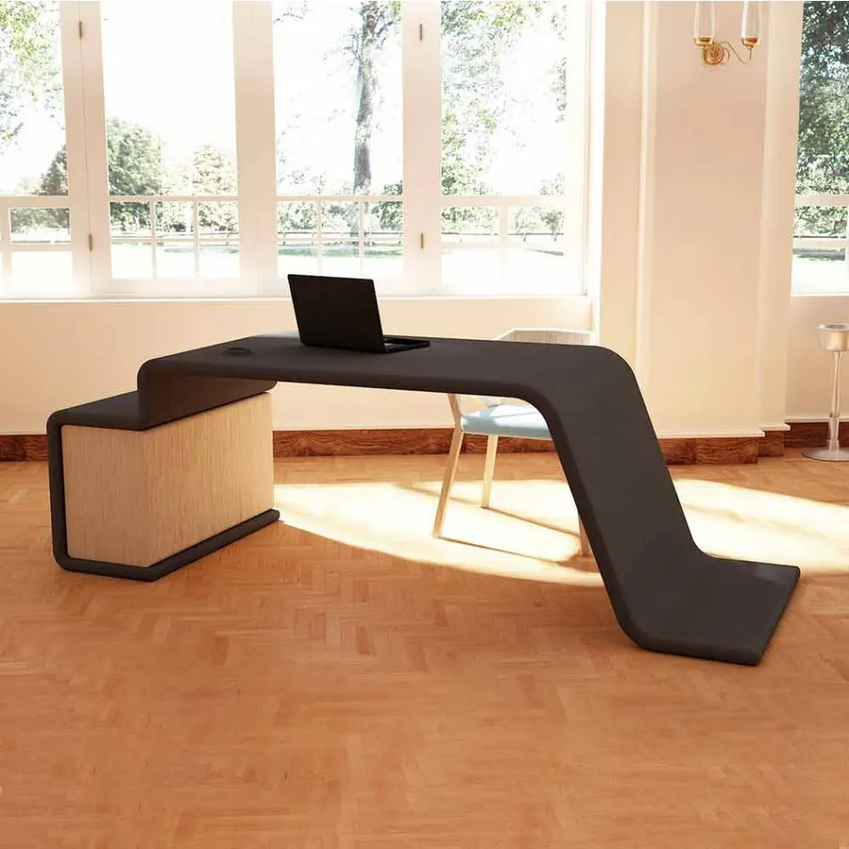 Kancelářský stůl s dřevěnou zásuvkou v Itálii, Terralba Viadurini