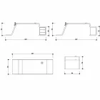 Kancelářský stůl s dřevěnou zásuvkou v Itálii, Terralba Viadurini
