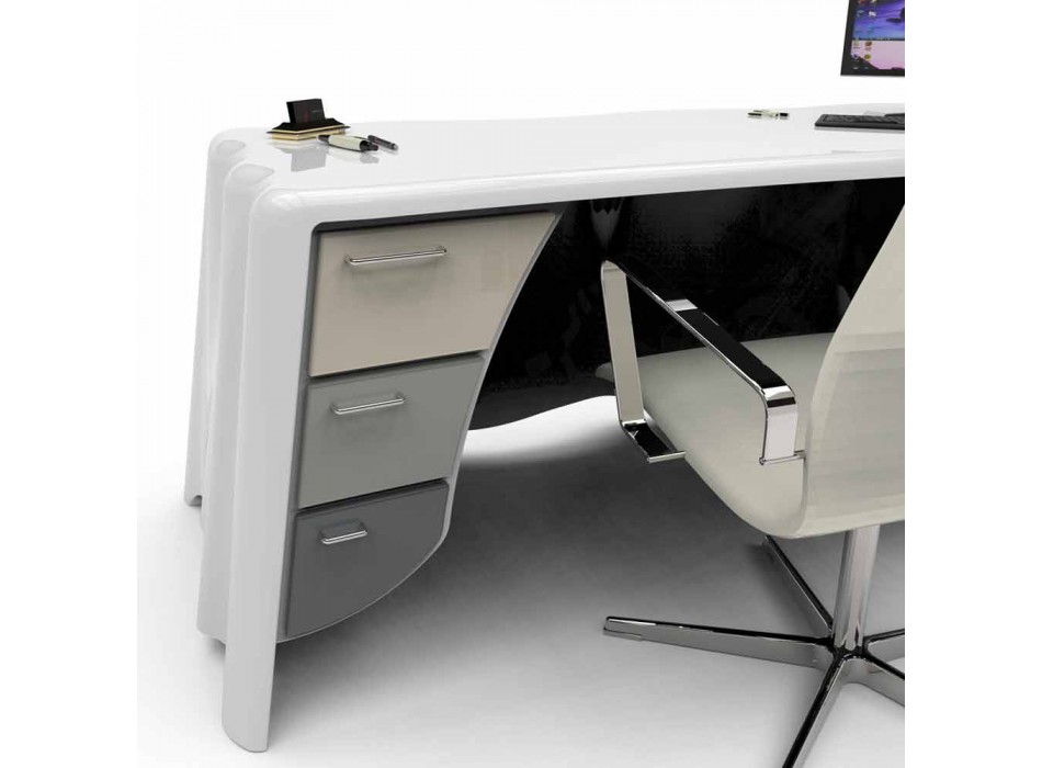 Moderní design kancelářský stůl Fabric, vyrobený v Itálii Viadurini