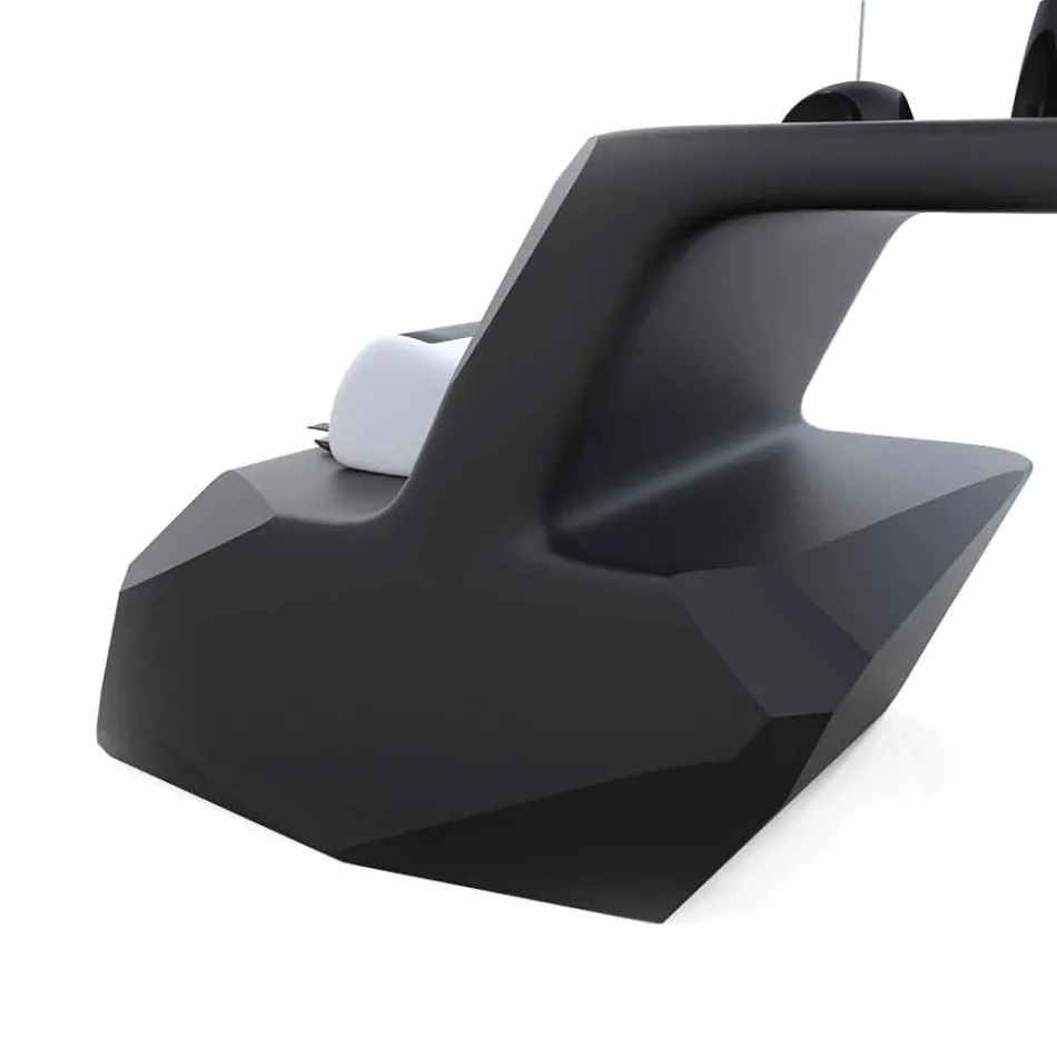 Moderní designový kancelář Gush vyrobený v Itálii Viadurini