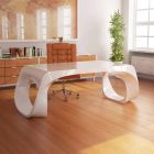 Moderní design kancelářský stůl vyrobený v Itálii, Terenzo Viadurini