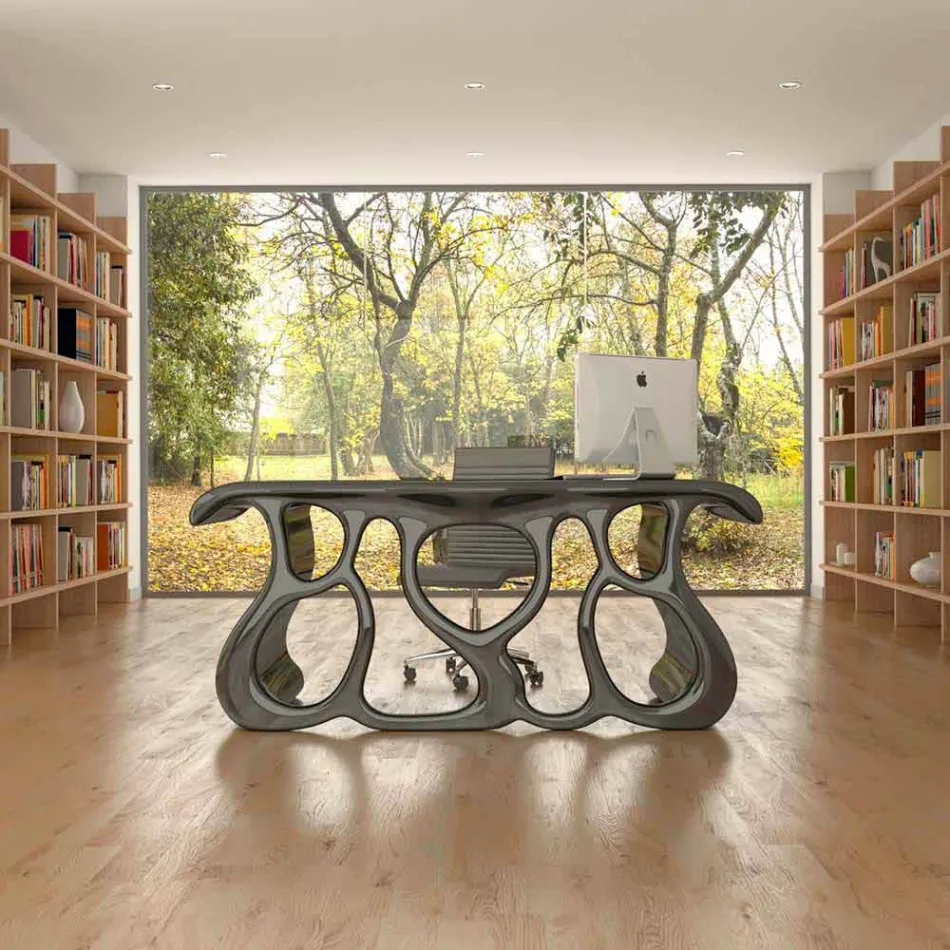 Moderní designový kancelářský stůl vyrobený v Itálii, Mirto Viadurini