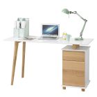 Designový stůl z borovicového dřeva a MDF deska se zásuvkou - Ginnesto Viadurini