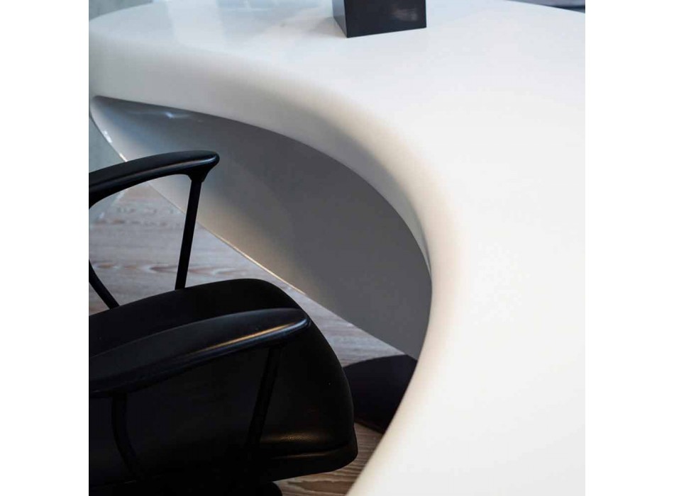Moderní design kancelářský stůl Boomerang vyrobený v Itálii Viadurini
