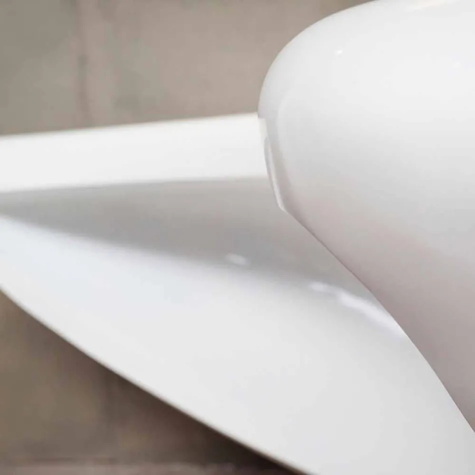 Moderní design kancelářský stůl Boomerang vyrobený v Itálii Viadurini