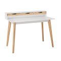 Designový stůl z borovicového dřeva a matně lakované Mdf desky - Kanada