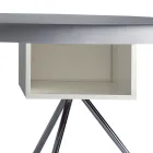 Výkonný psací stůl od Karima Rashida z polyuretanu - James Viadurini