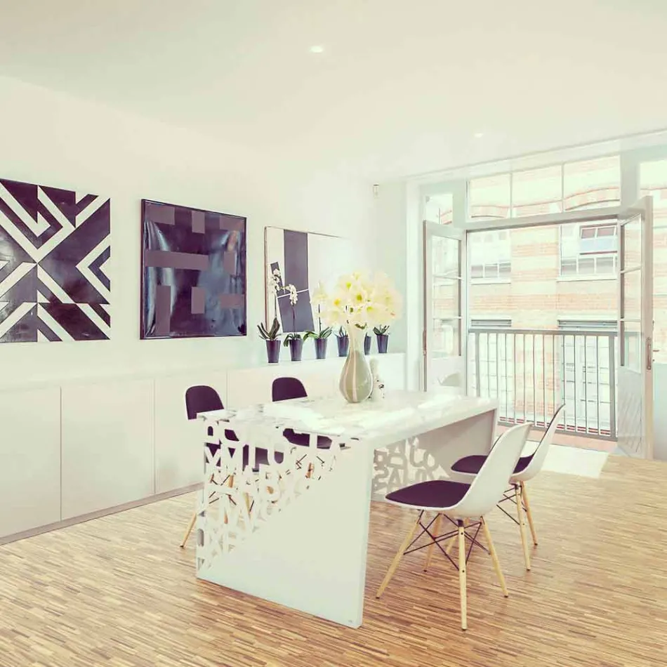 Stůl Kattedra Letters &quot;vodopád&quot; 120x65x75 Mabele Viadurini