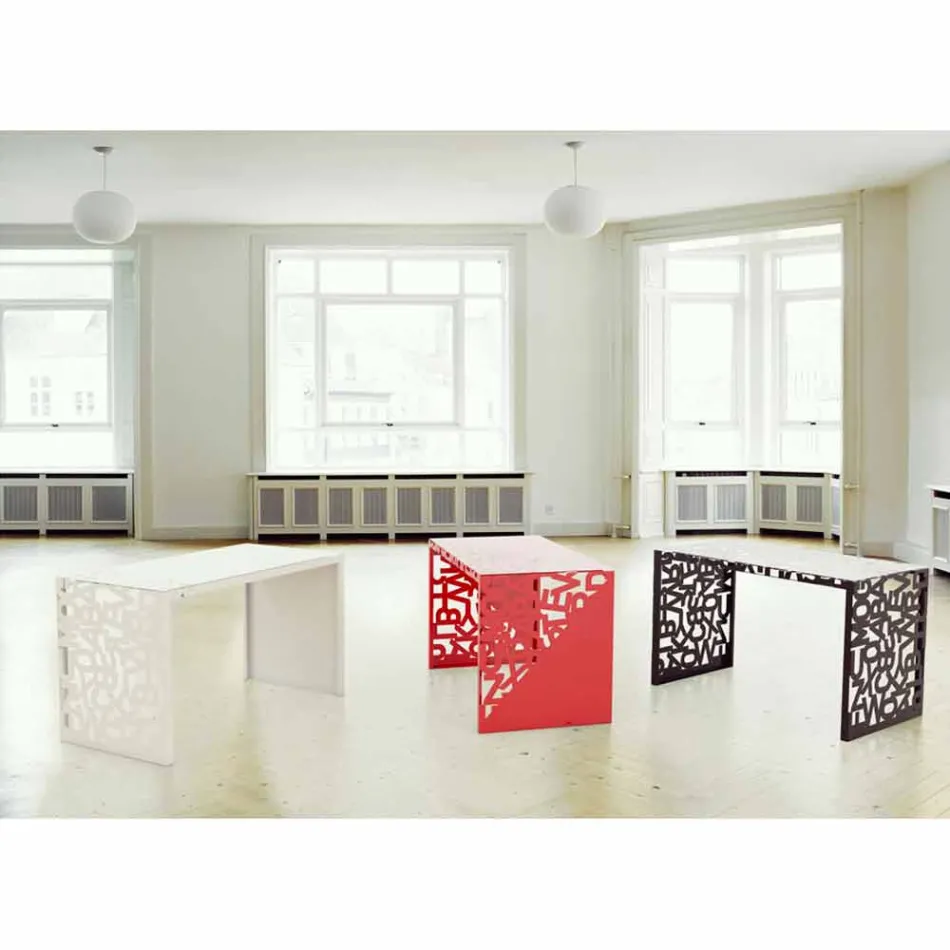 Stůl Kattedra Letters &quot;vodopád&quot; 120x65x75 Mabele Viadurini