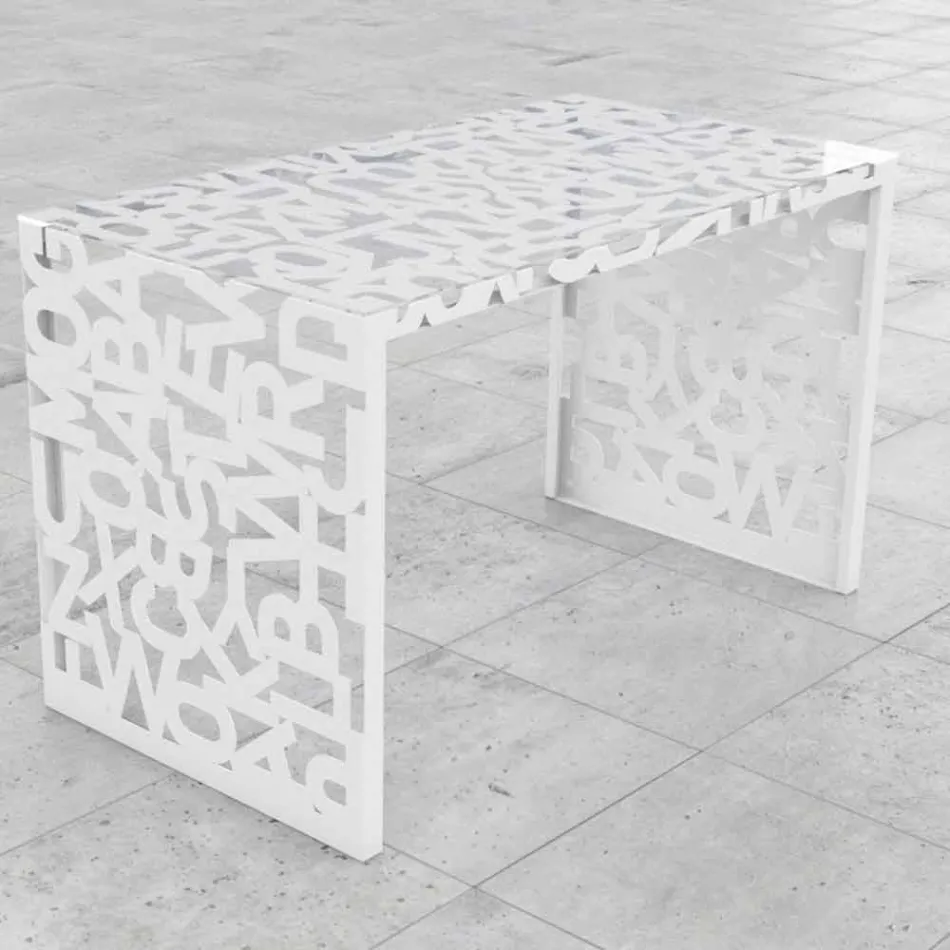 Stůl Kattedra Letters &quot;vodopád&quot; 120x65x75 Mabele Viadurini