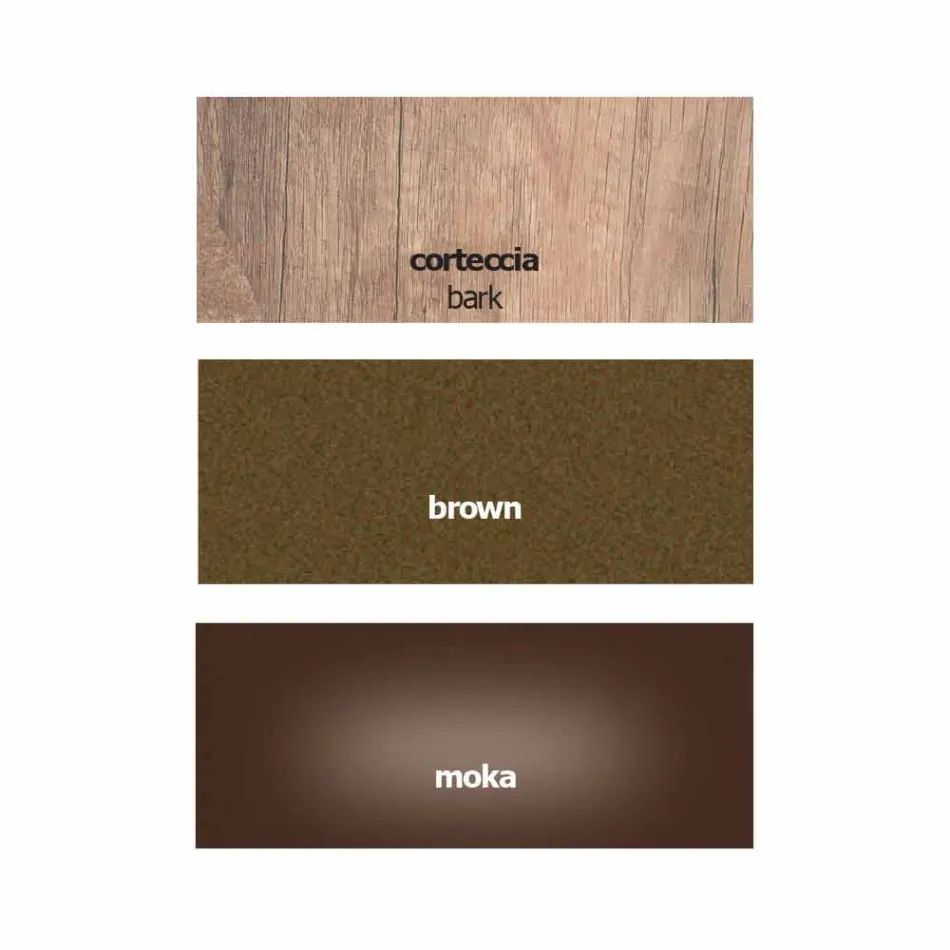 Moderní kovový a melaminový stůl se zásuvkou vyrobenou v Itálii - Iridio Viadurini