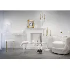 Moderní psací stůl z průhledného plexiskla vyrobený v Itálii, Barga Viadurini