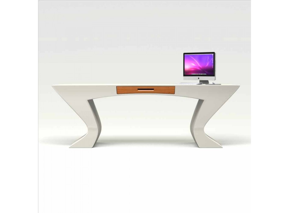 Moderní design kancelářský stůl Nefertiti vyrobený v Itálii Viadurini