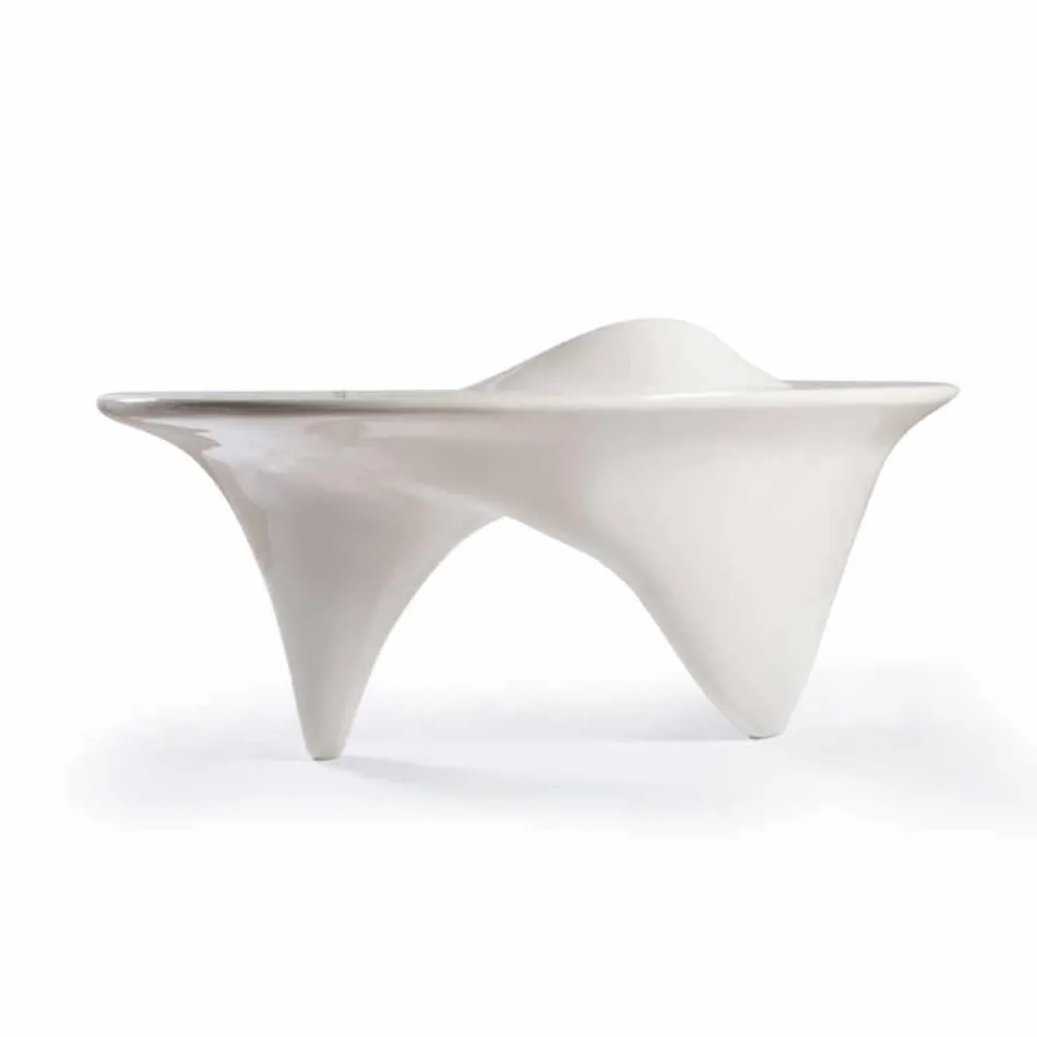 Ručně vyráběný kancelářský stůl v Itálii Sinuous Viadurini