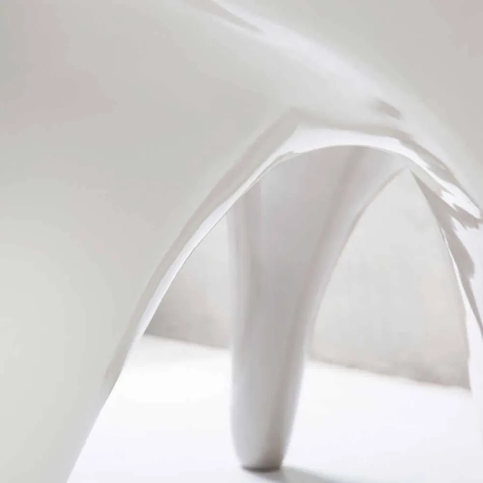 Ručně vyráběný kancelářský stůl v Itálii Sinuous Viadurini