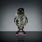 Černá řemeslná keramická socha 100% Made in Italy Fabas 2 Viadurini