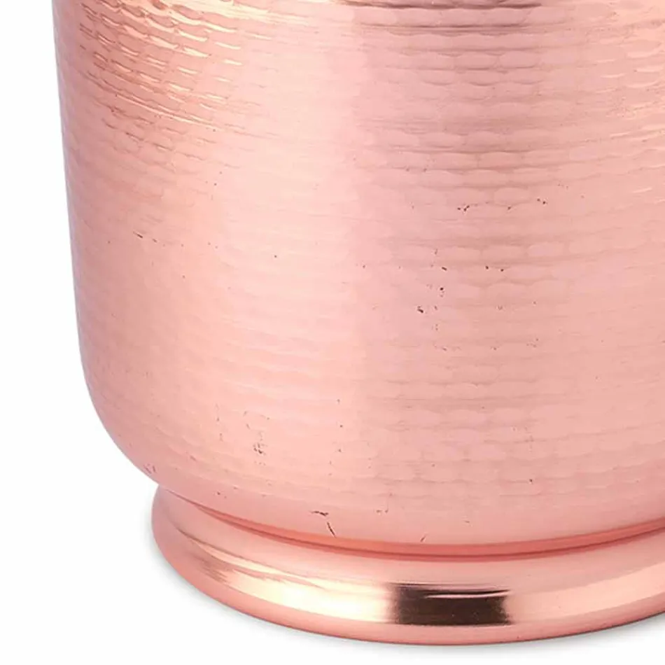 Design vína s kbelíkem v leštěné mědi nebo zelené 20 cm - Gennarino Viadurini