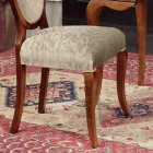 Klasická židle Dřevo a látka s područkami nebo bez nich Made in Italy - Ellie Viadurini