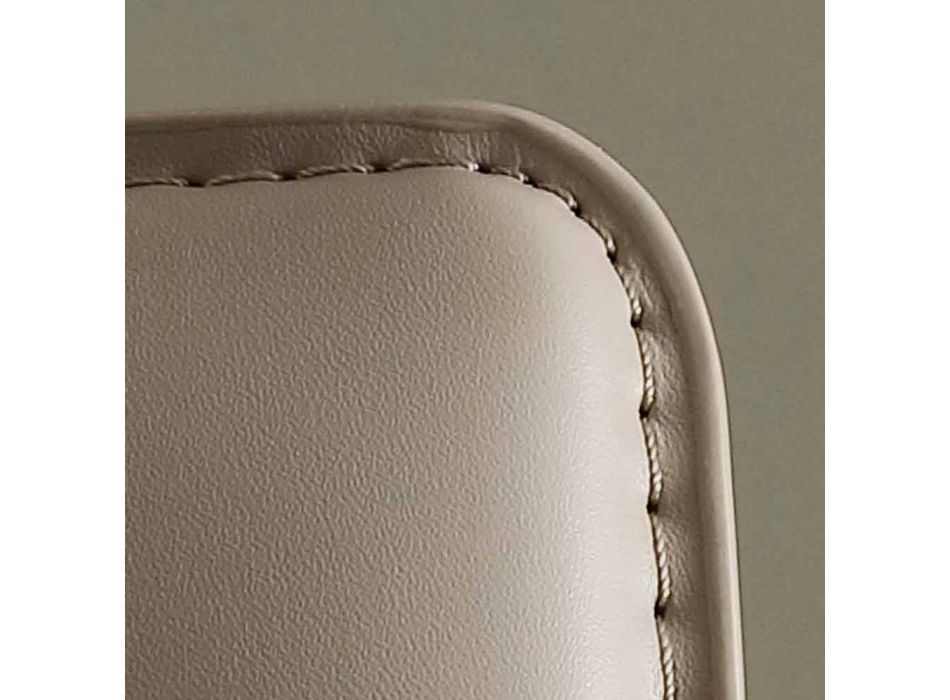 Židle plně čalouněná imitací kůže, moderní- Eloisa Viadurini