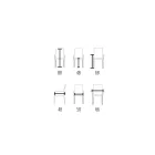 Židle s područkami čalouněná kůží Ivory Made in Italy - Shell Viadurini