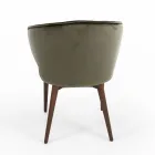 Židle s celočalouněným sedákem a opěradlem Made in Italy - Adria Viadurini