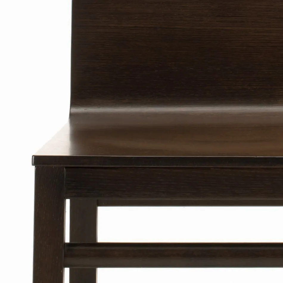 Židle s jasanovou strukturou a dubovou skořepinou Made in Italy - Emilia Viadurini