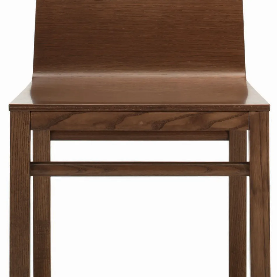 Židle s jasanovou strukturou a dubovou skořepinou Made in Italy - Emilia Viadurini