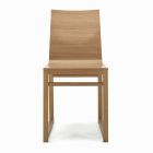 Židle s jasanovou strukturou a dubovou skořepinou Made in Italy - Emilia Viadurini
