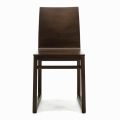 Židle s konstrukcí z jasanu a skořepinou z dubu Made in Italy - Emilia