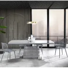 Kuchyňská židle z matného polypropylenu s ocelovými nohami 4 kusy - Beyonce Viadurini