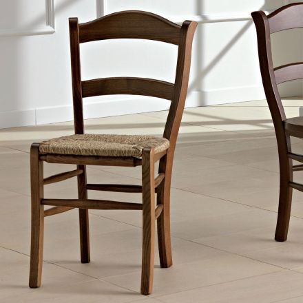 Italská designová klasická kuchyňská židle z masivu - Monika Viadurini