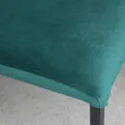 Kuchyňská židle s kovovými nohami a sametovým sedákem, 4 kusy - Darvina Viadurini