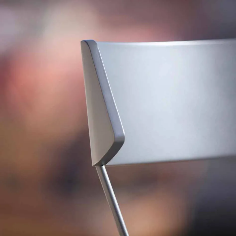 Ručně vyrobená kuchyňská židle ze dřeva a ušlechtilé oceli vyrobená v Itálii - Granada Viadurini