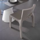 Stohovatelná kuchyňská židle z polyetylenu Made in Italy 2 kusy - Alassio Viadurini